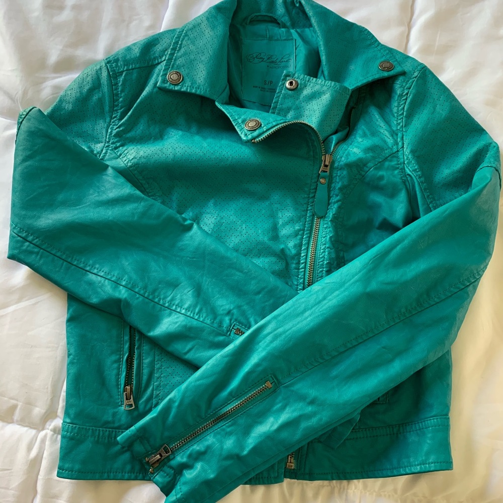 Faux Leather Jacket, Aeropostal Small